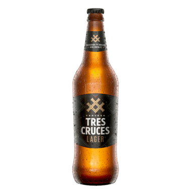 Cerveza Tres Cruces Lager 650 ml