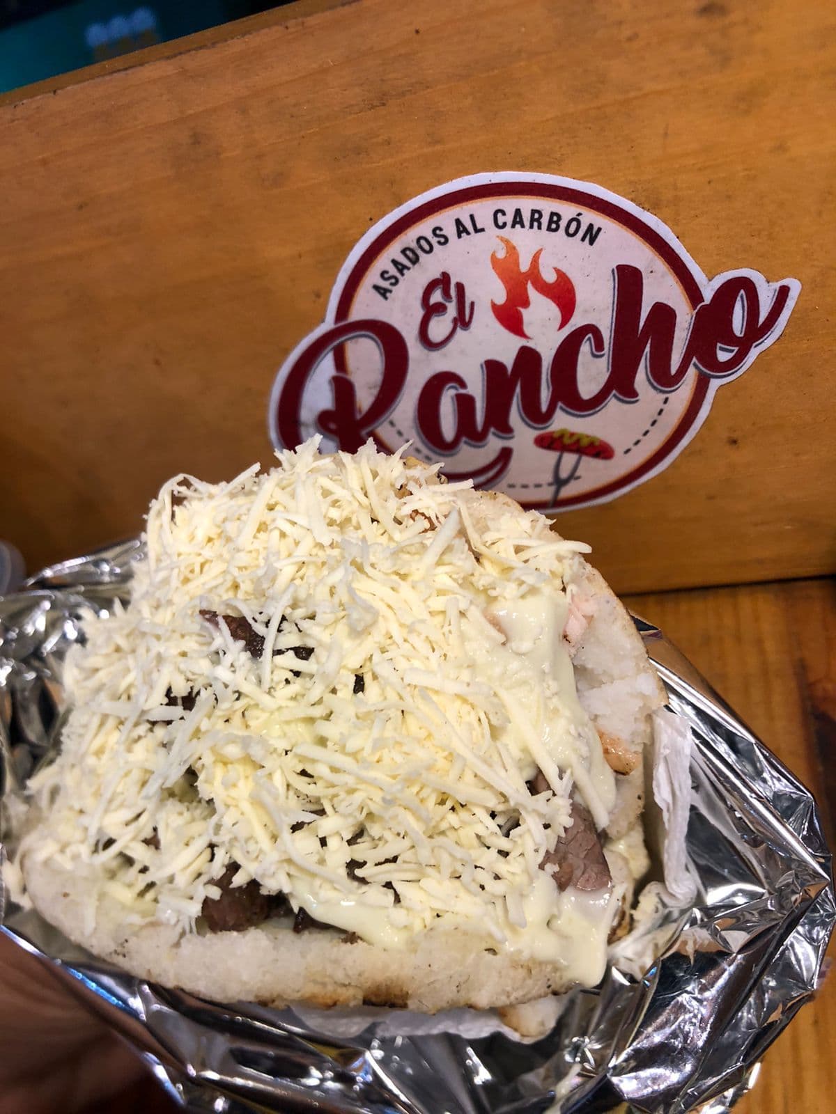 Arepa Rellena de Carne