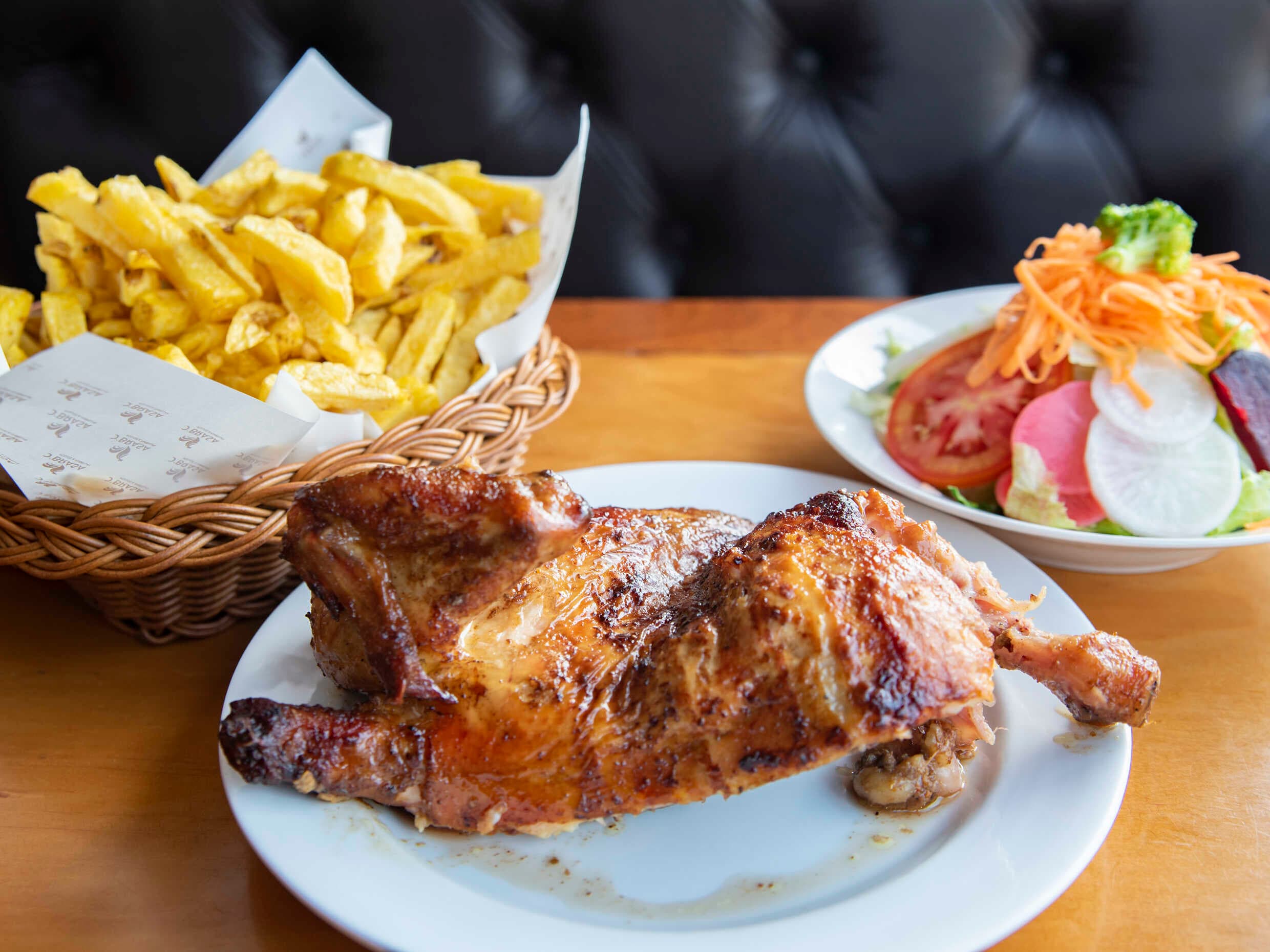 1/2 Pollo a la Leña