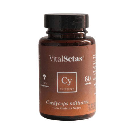 Capsulas Vitalsetas Cordyceps Pimienta Negra X 60