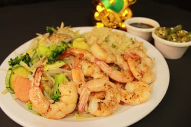 Teriyaki de camarón