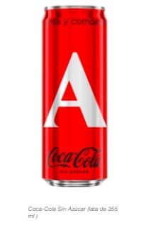 Coca Cola Sin Azúcar Lata