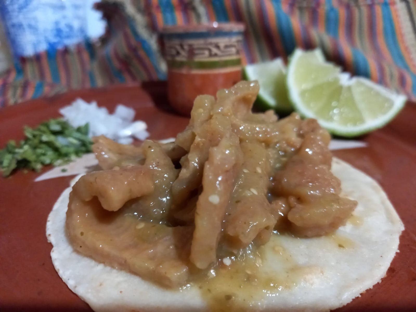 Chicharron En Salsa Verde