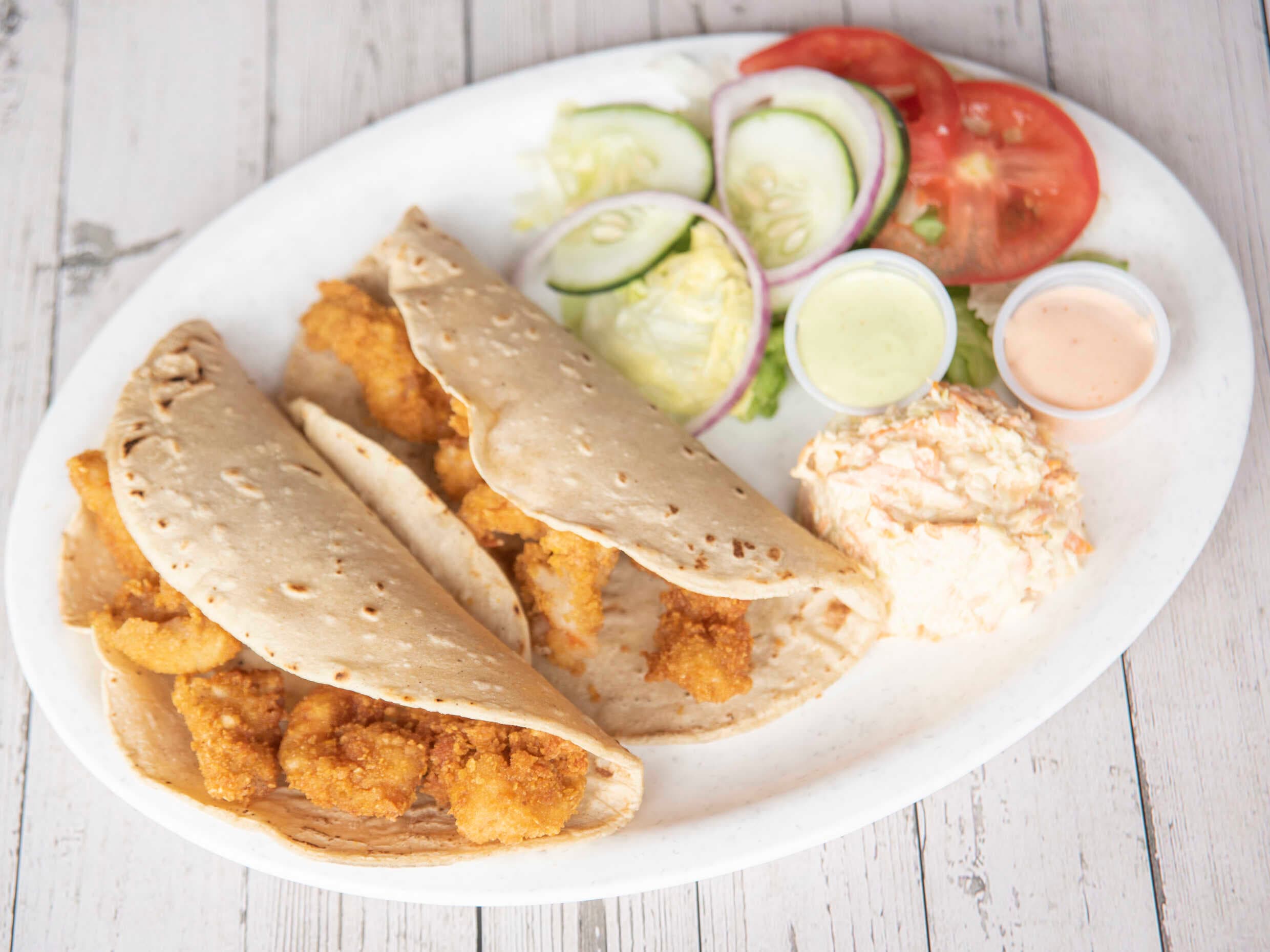 Taco de camarón