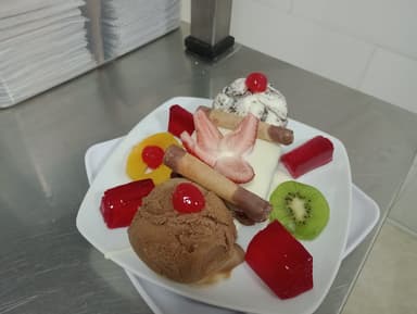 Brownie con Helado