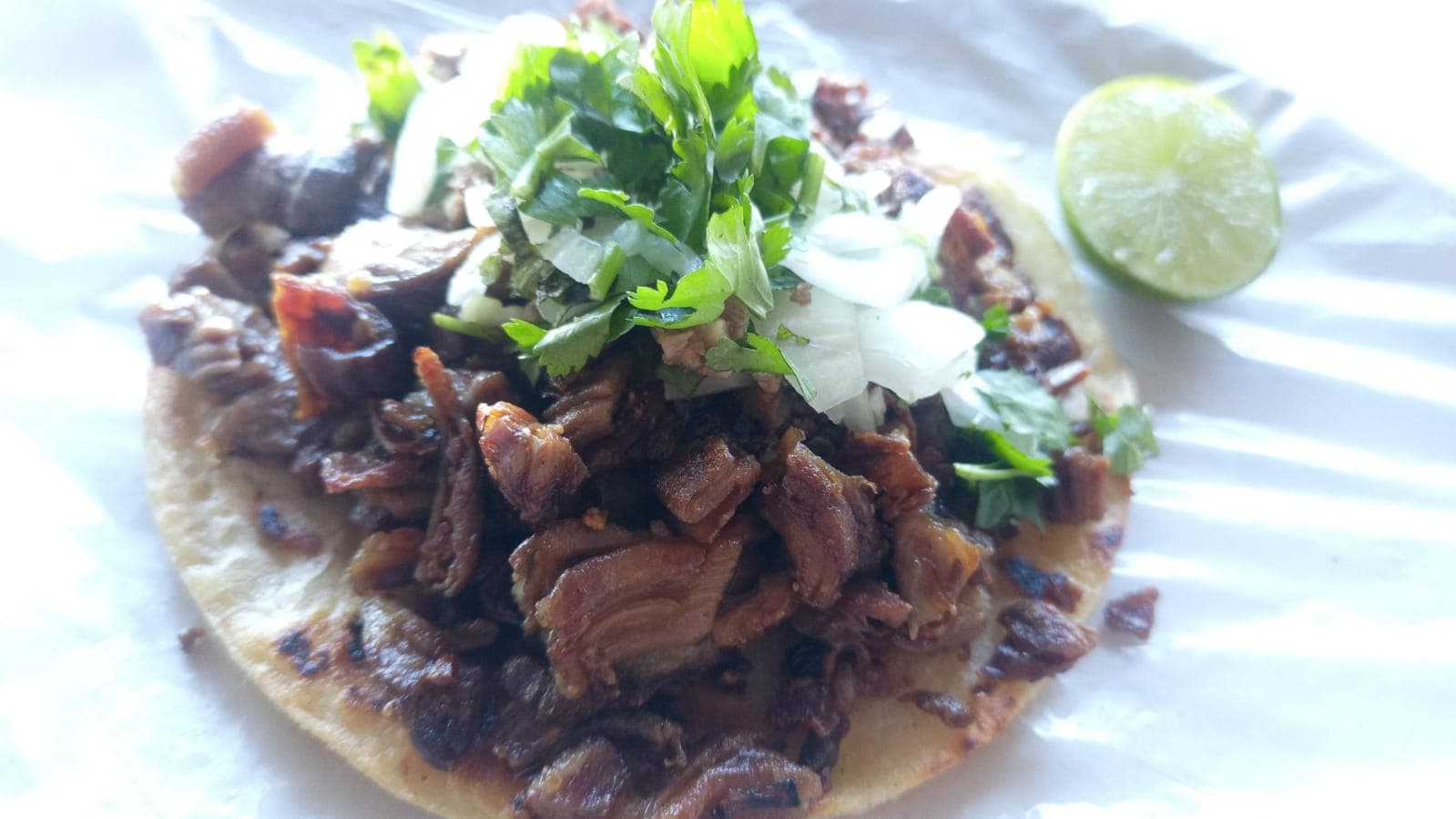 Taco Dorado de Tripa