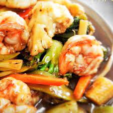 Camarones en Salsa de Ostión