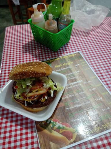 Combo - Hamburguesa Hawaiana + Papas
