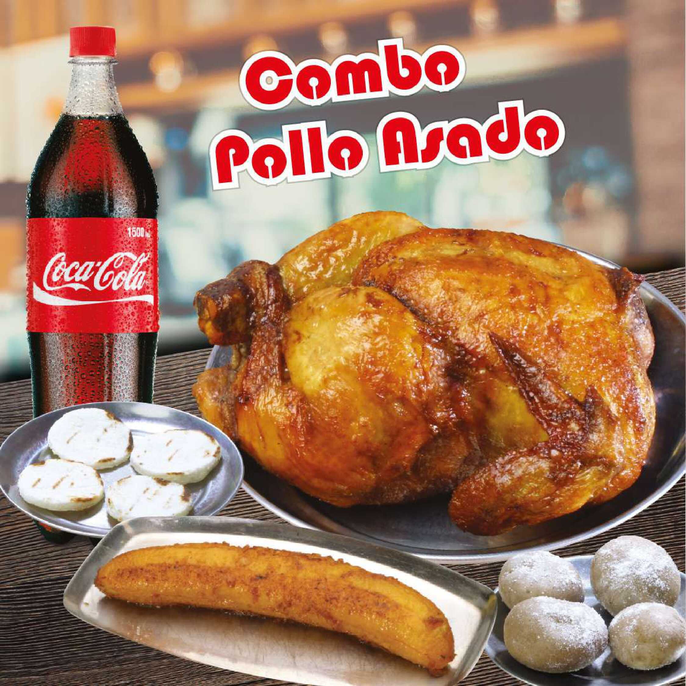 Combo 3 -    1 Pollo (Gaseosa 1.5 Lt)