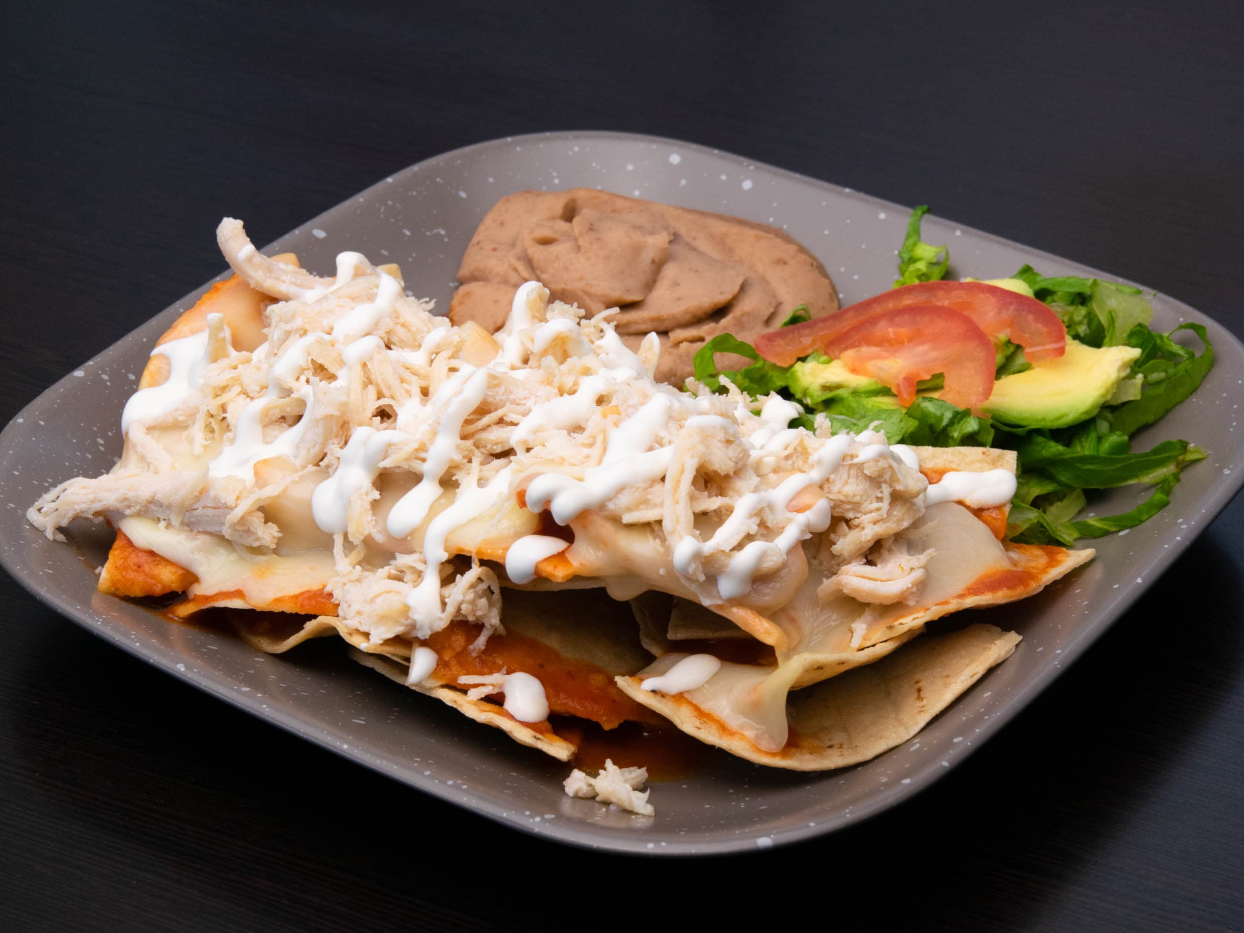Chilaquiles con pollo