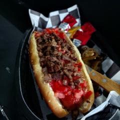 Hot Dog Grand Slam con Papas y Coca Cola 355 ml