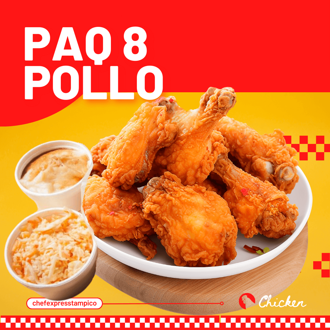 Paquete 8 Pollo