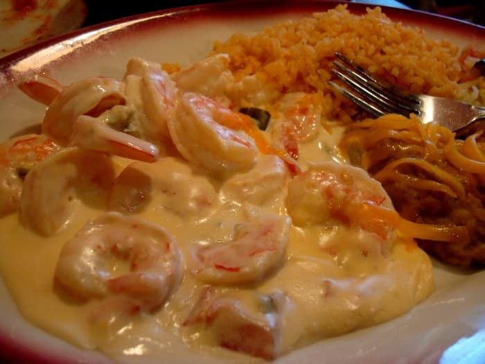 Camarones en Crema de Chipotle