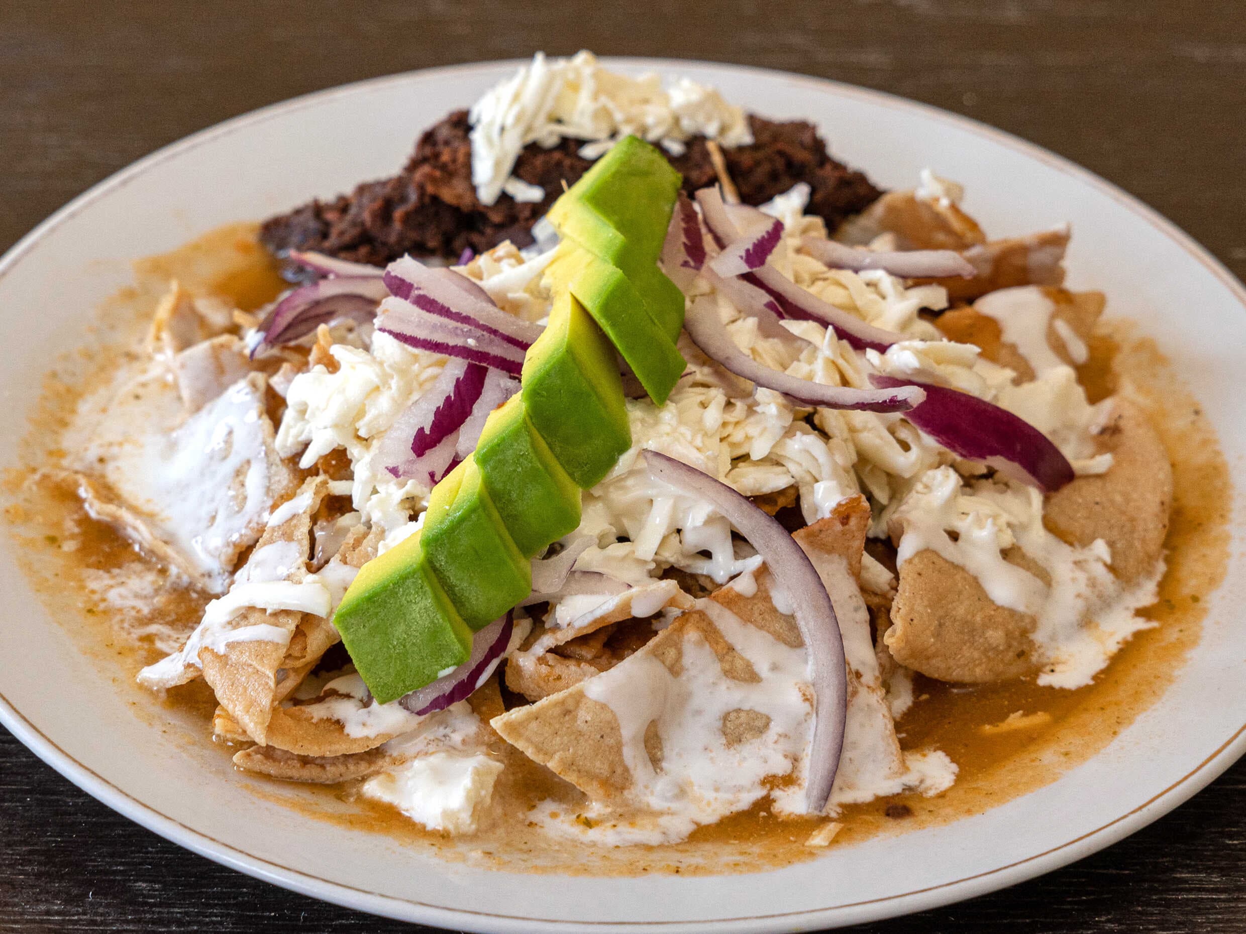 Chilaquiles Rojos Rancheros