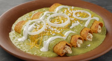 Enchiladas Verdes de la Casa