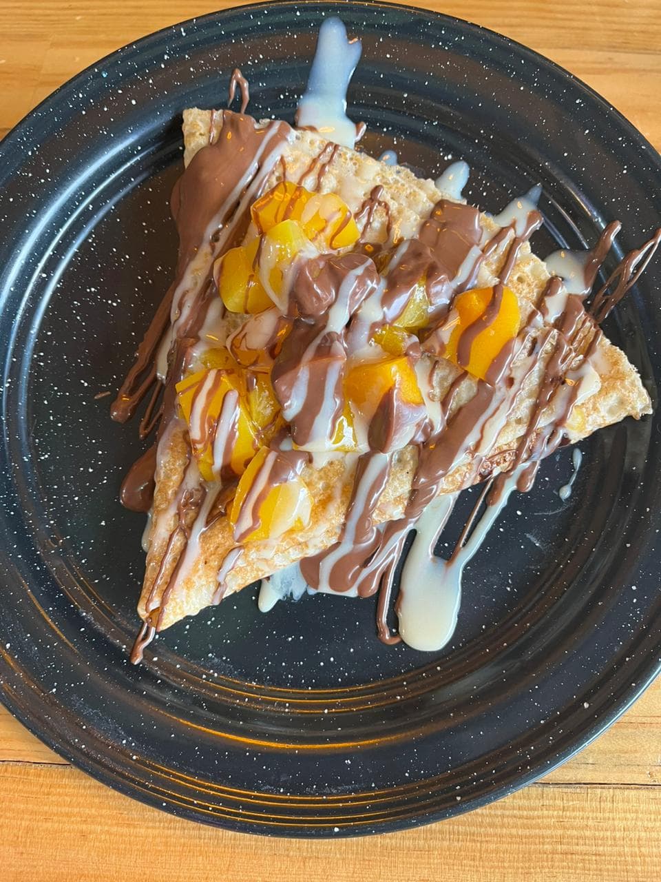 Crepa Nutella con Durazno
