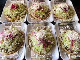Sope Gigante de Papa con Chorizo