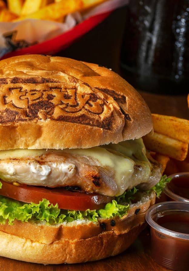 Hamburguesa Clásica de Pollo