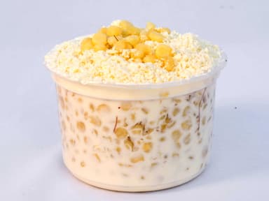 Medio Litro de Elote Crema y Queso.