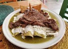 Enchiladas con Arrachera