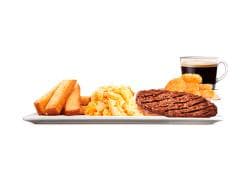 Combo. Tostadas Francesas Deluxe con Salchicha