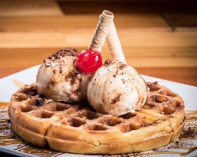 Waffle Doble Helado