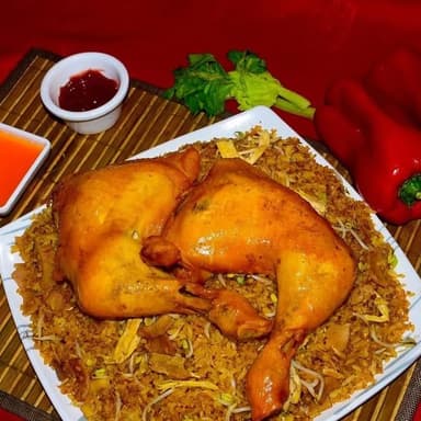 Valenciana (4 Personas)con medió pollo pierna per