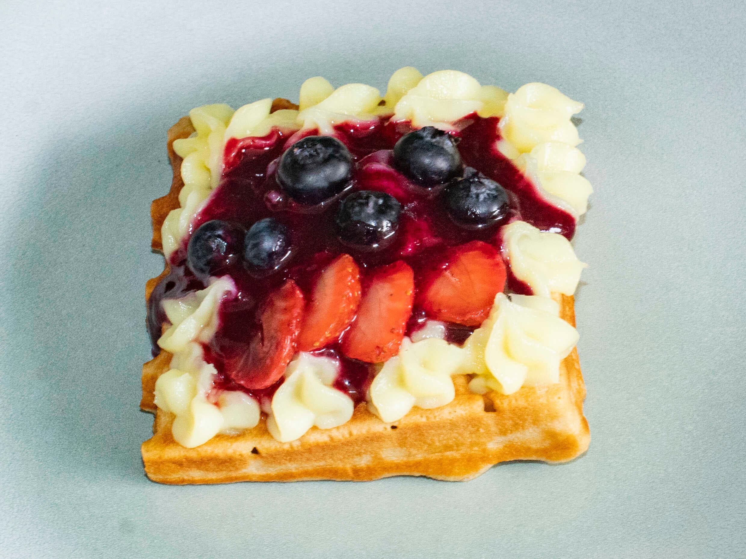 Waffle Frutos Rojos