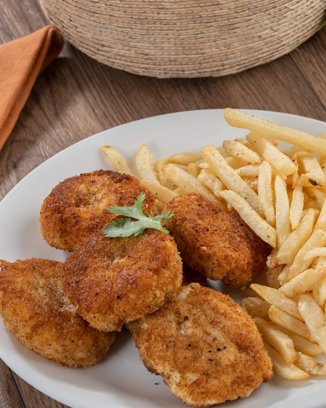 Nuggets de Pollo con Papas