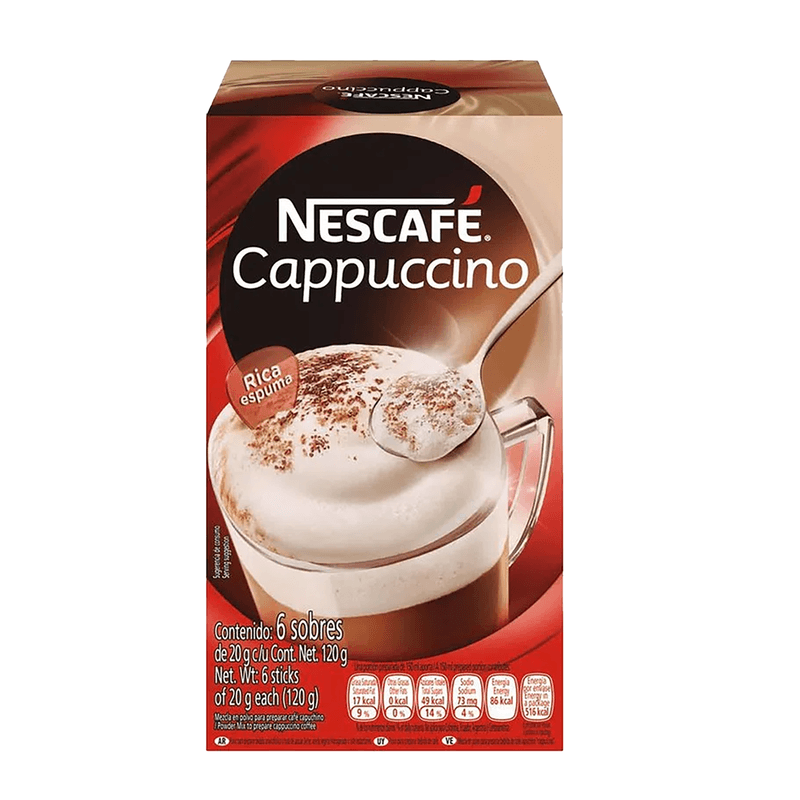 Cappuccino Nescafé Sobre 6 Uds