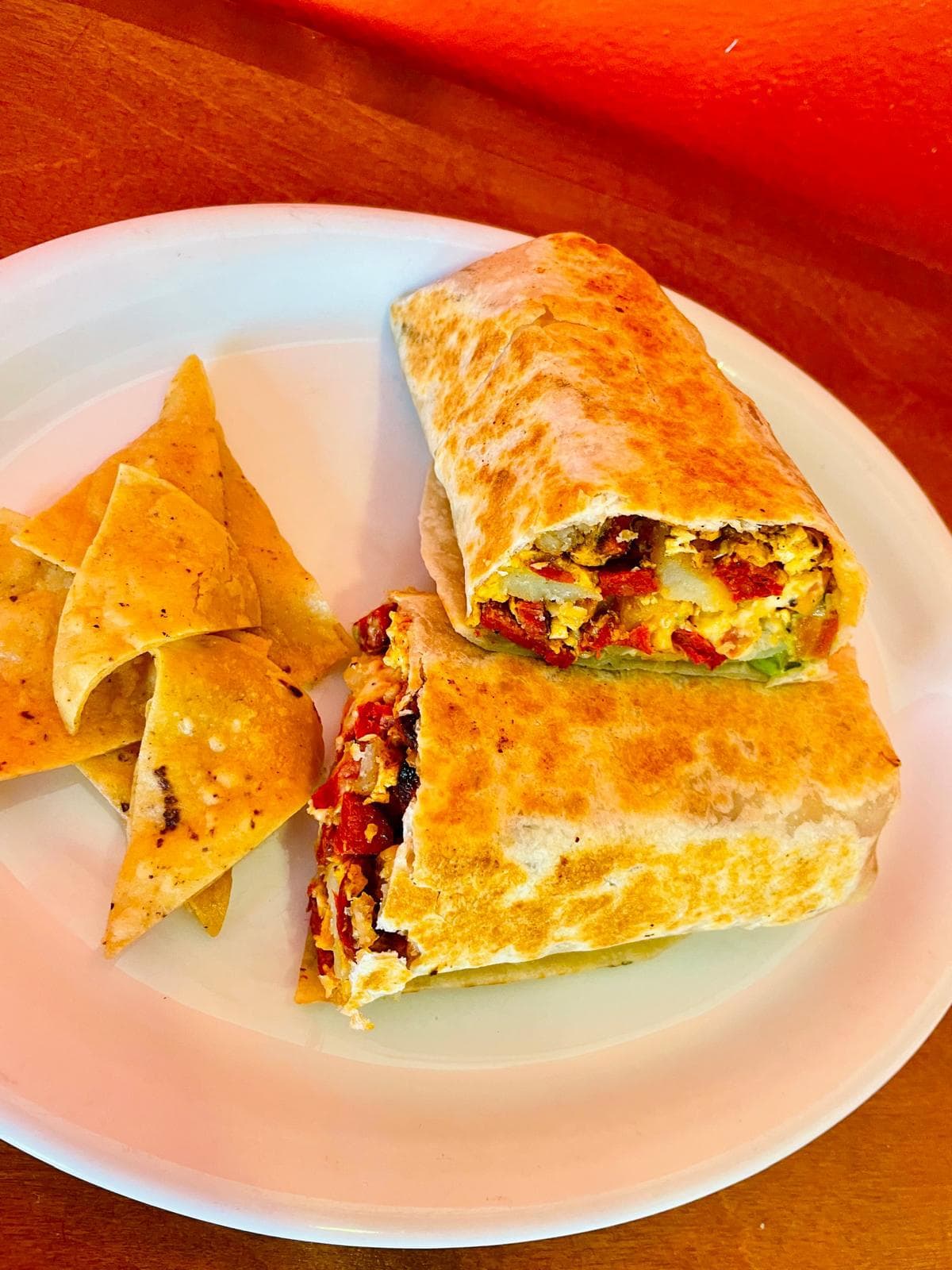 Breakfast Burrito+Bebida Free