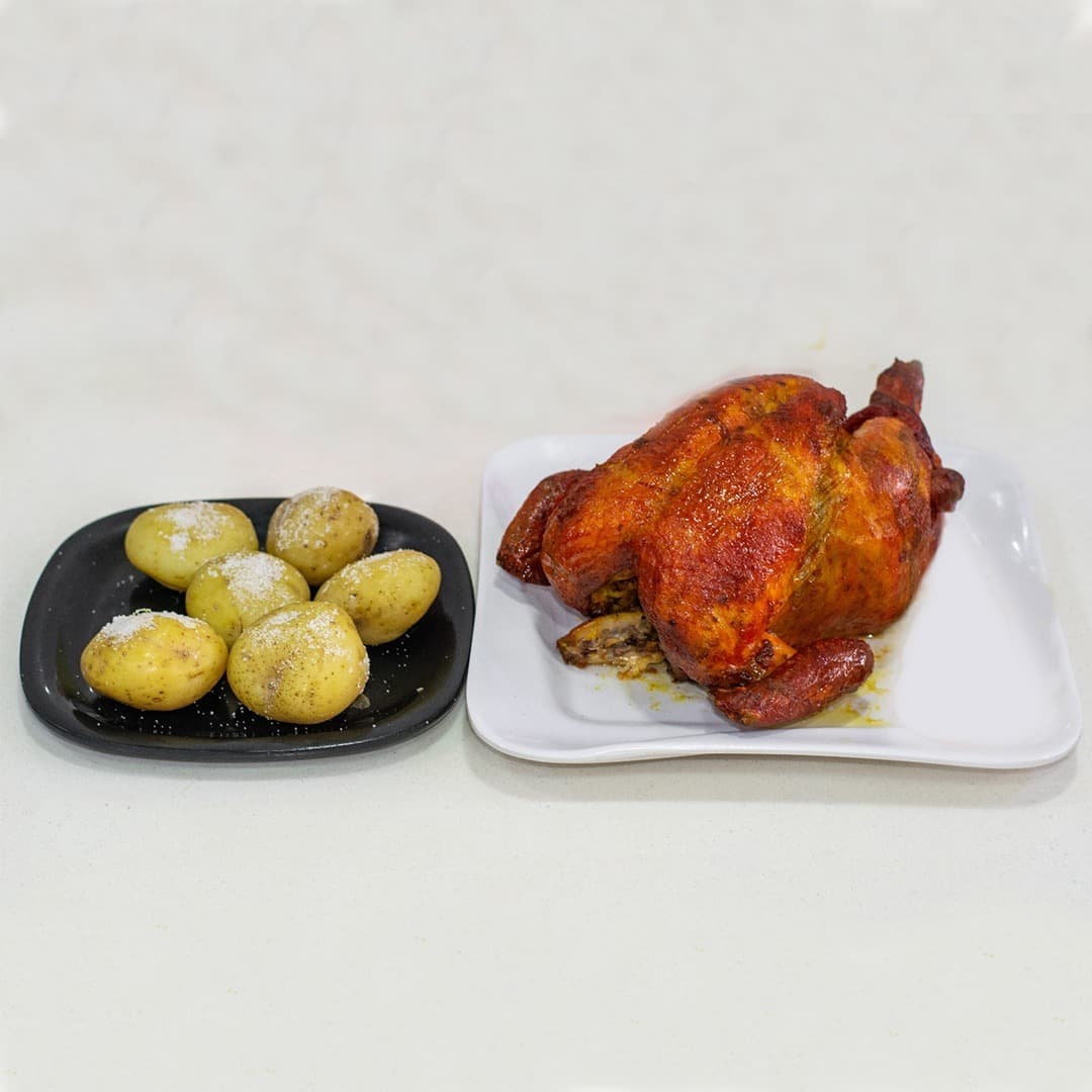 1 Pollo Asado + Papa Salada