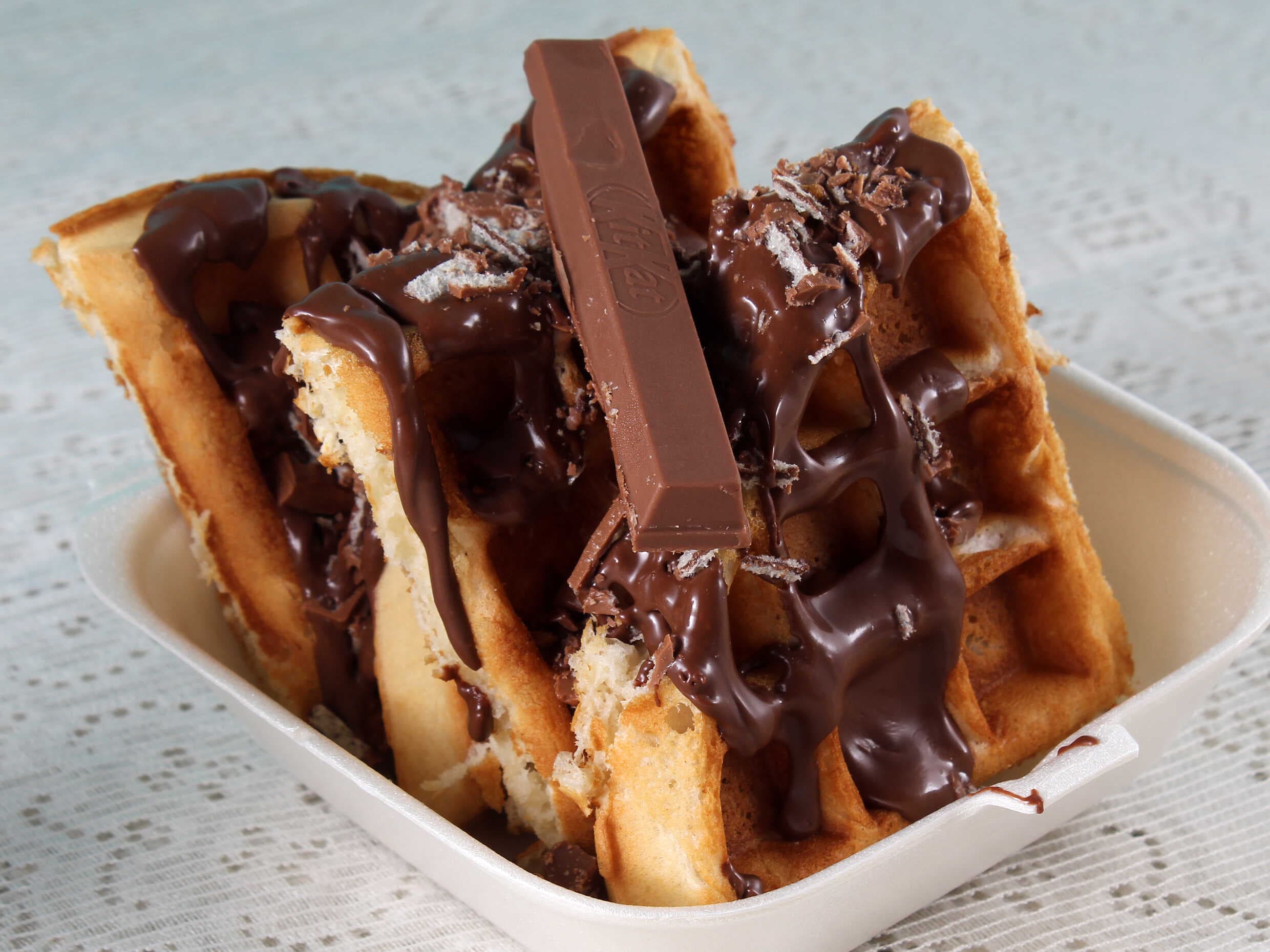 Waffle de Chocolate Kit Kat