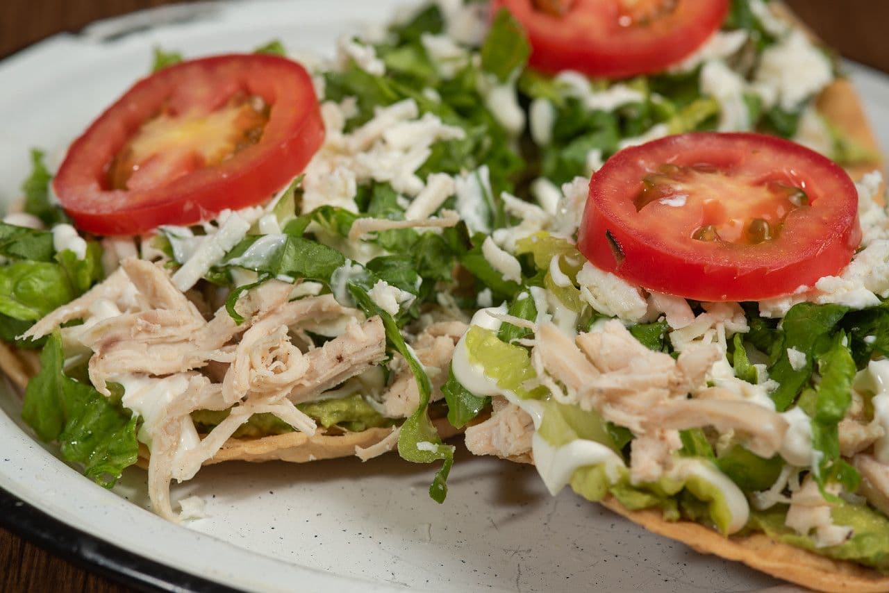 Tostadas de Pollo