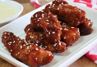 Trozos de Carne de Cerdo en Salsa Agridulce