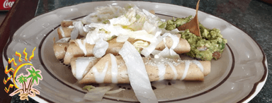 Tacos Dorados de Pollo