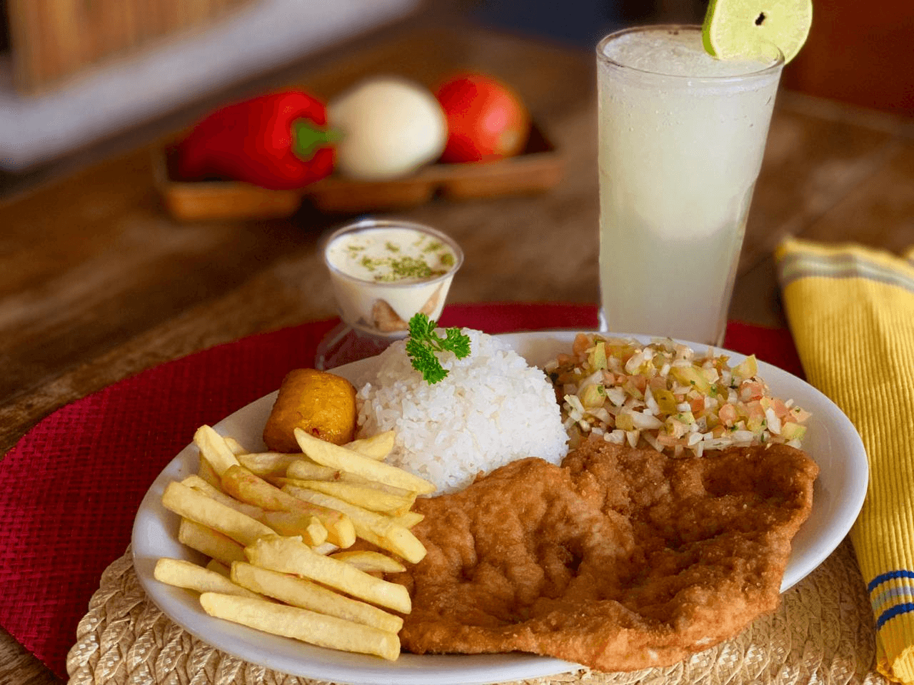 Combo Chuleta Junior + Bebida + Postre