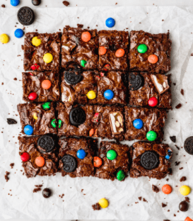 Brownie con M&m's