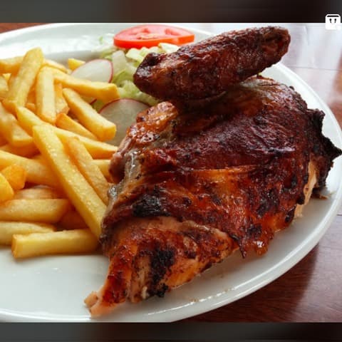 1/4 DE POLLO ALAS BRASAS