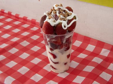 Fresas con crema