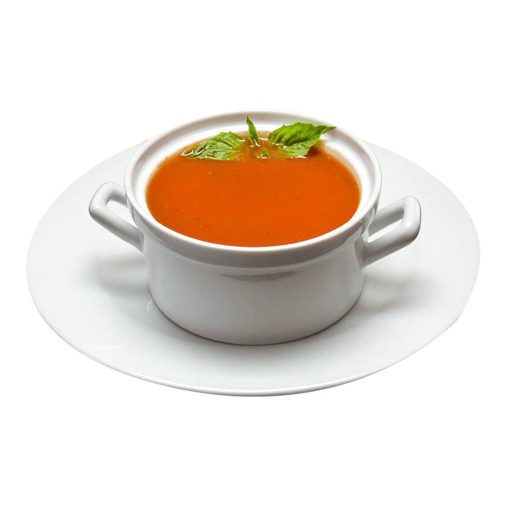 Sopa Tomate Albahaca Hogareña