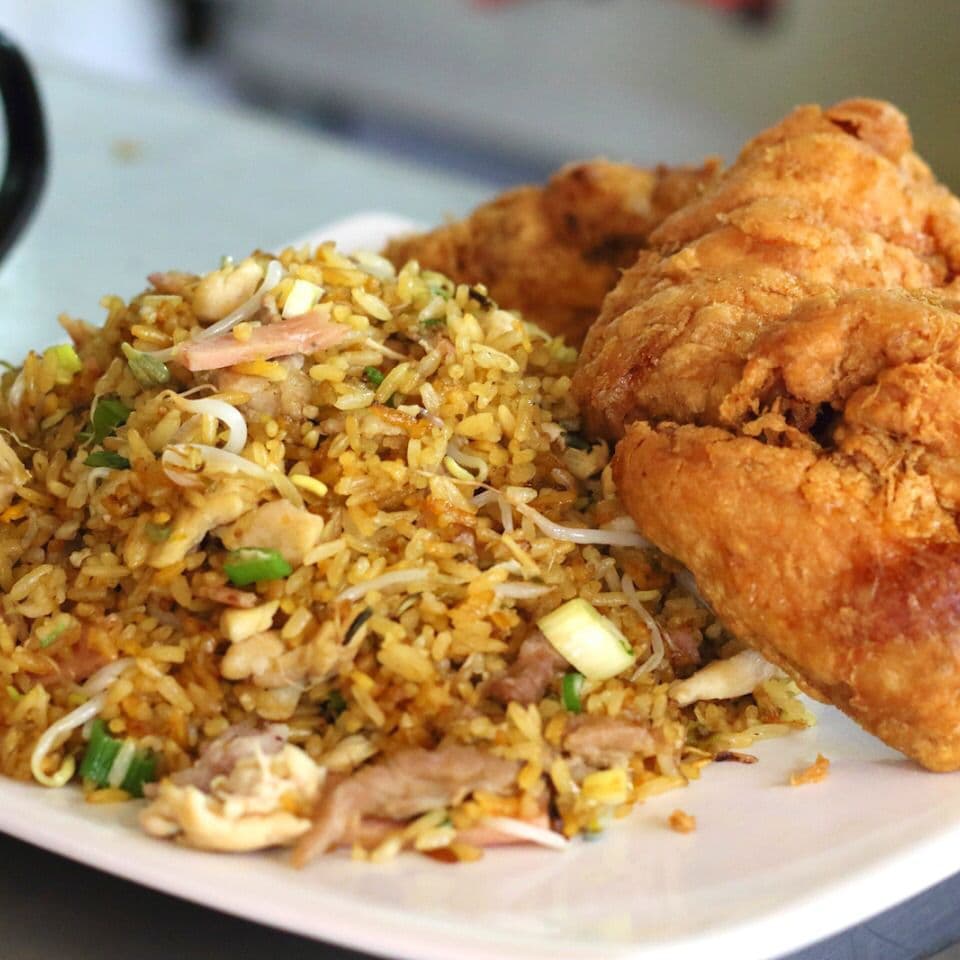 Combo duo arroz paisa + 1/4 pollo frito