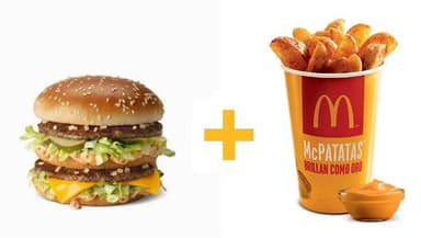 Big Mac + McPatatas con Queso