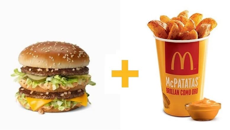 Big Mac + McPatatas con Queso
