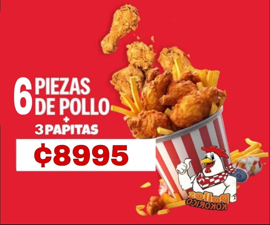 6 Piezas de Pollo
