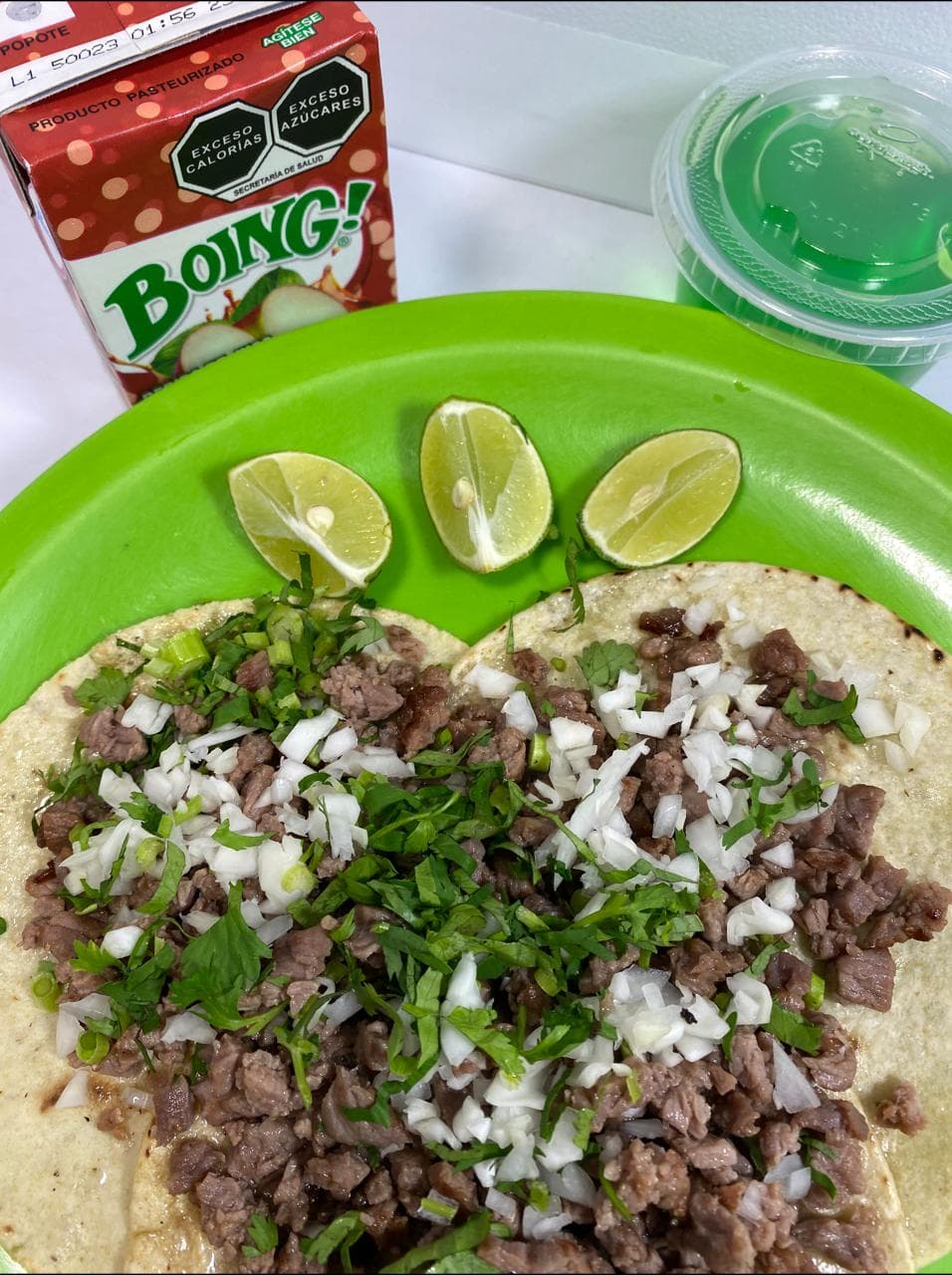 1 ORDEN DE 2 TACOS DE BISTEC DE RES MIXTACOS®️