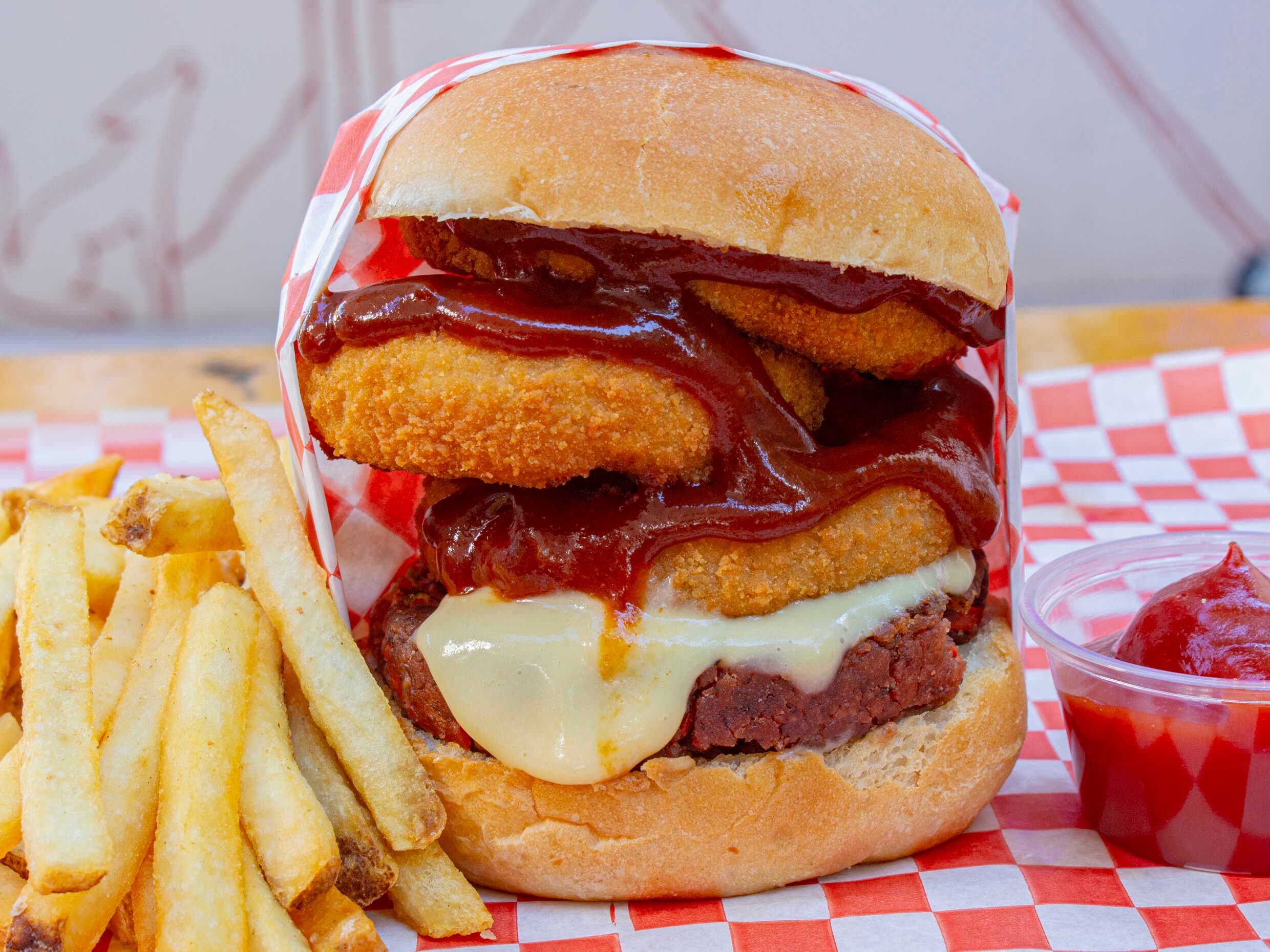 Hamburguesa BBQ Sencilla
