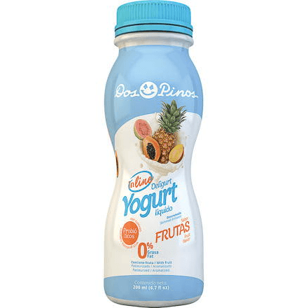 Yogurt Dos Pinos Frutas In Line Botella 200 ml