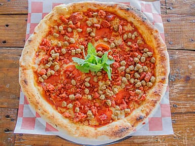 Pizza Tres carnes 12"
