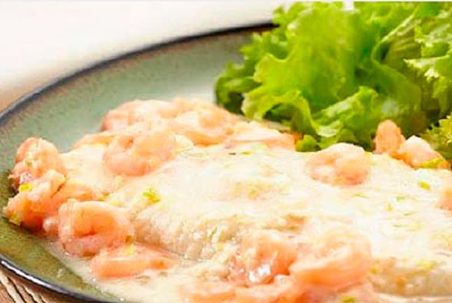 Filete de Pescado con Camarón